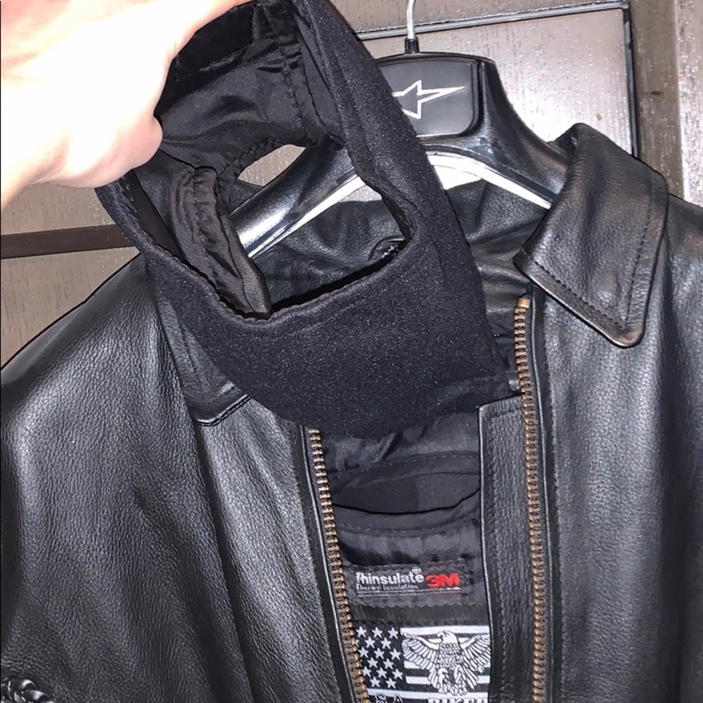 Real leather jacket - Picture 2 of 8